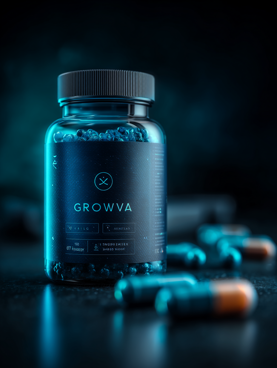 Growva természetes keringésjavító készítmény doboza semleges háttéren, 60 kapszulával, zöld és fehér dizájnnal